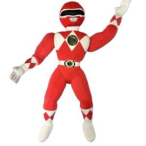 Mighty Morphin Power Rangers Red 19” Vintage 1994 Kid Dimension Plush Toy